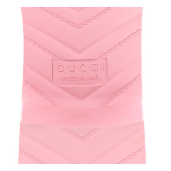 Rubber Gucci Womens Platform Sandals size: 40 EU/ 9.5 US in color: ‘Wild Rose’ - Picture 6 of 9